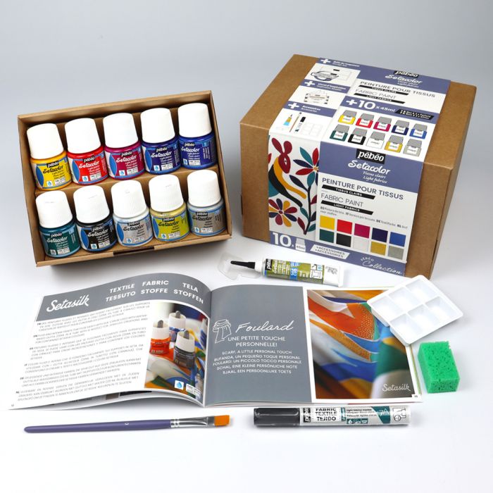 Pebeo Setacolor Fabric Paints Set Pebeo Setacolor Fabric Paints Set