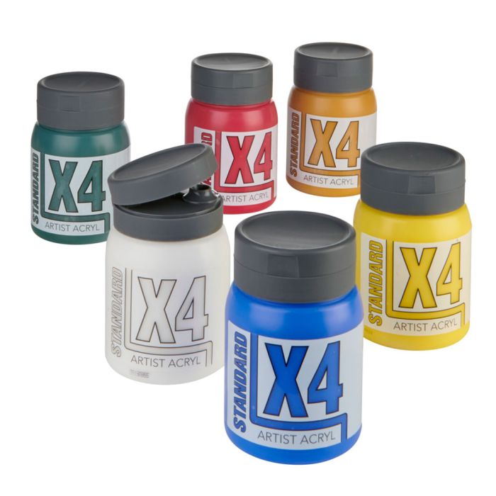 X4 Standard Acryl 500ml - Set 3 X4 Standard Acryl 500ml - Set 3