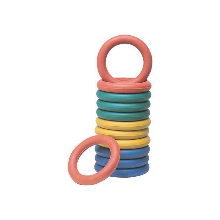 Rubber Quoits Team Colours - Pack of 4