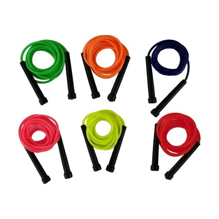 Plastic Skipping Ropes 2m With Handle - Pack of 6