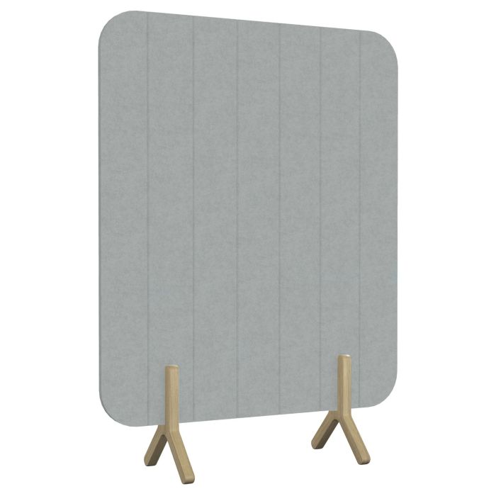 Koala Sound Absorbing Floor Standing Partition Screen-Straight -Grey Koala Sound Absorbing Floor Standing Partition Screen-Straight -Grey