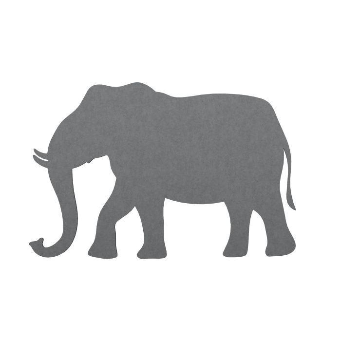 Koala Acoustic Playful Sound Absorbing Notice Display Boards-Elephant-Dark Grey Koala Acoustic Playful Sound Absorbing Notice Display Boards-Elephant-Dark Grey