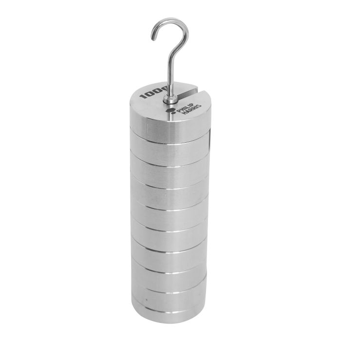 Hanging Slotted Masses- Stainless Steel (50g) - 4 x 10g