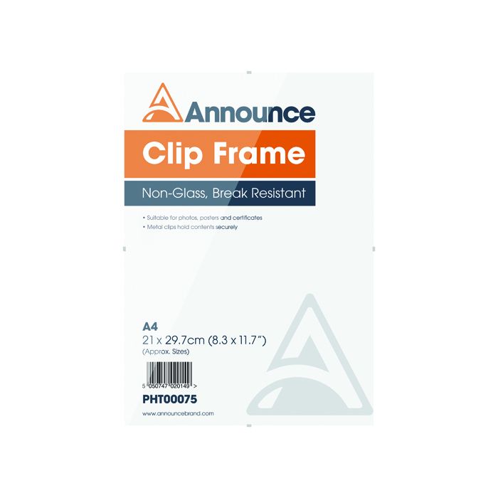 Clip Frame - A4 Pack