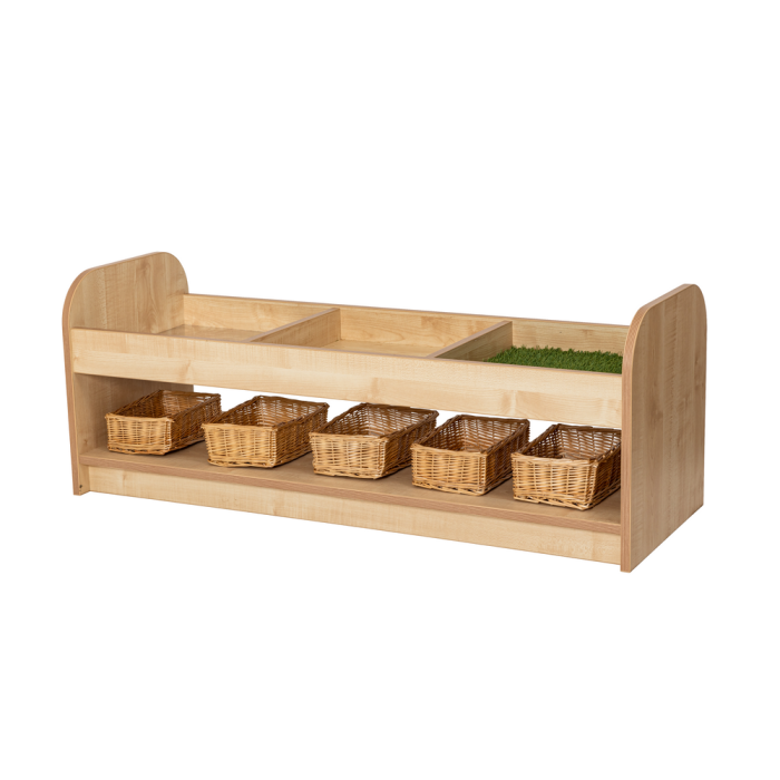 Maplescape Sensory Table With Baskets - Maple