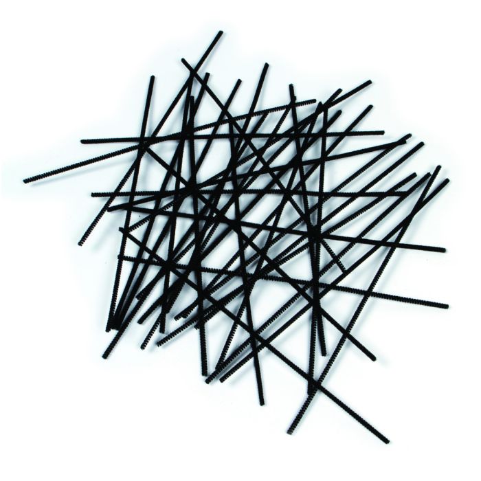 Pipe Cleaners - 300mm x 4mm Black - Pack of 100