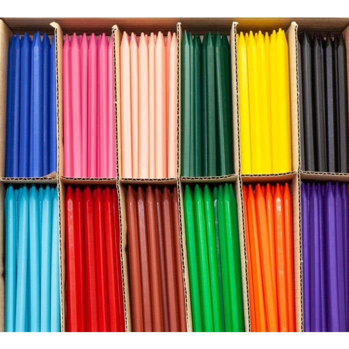 Scola Plastix Pencil Crayons Classpack - Pack of 300