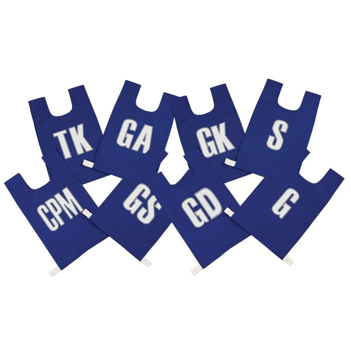 High Fives Bib Set - 8-14 Years - Blue - Pack of 8 High Fives Bib Set - 8-14 Years - Blue - Pack of 8