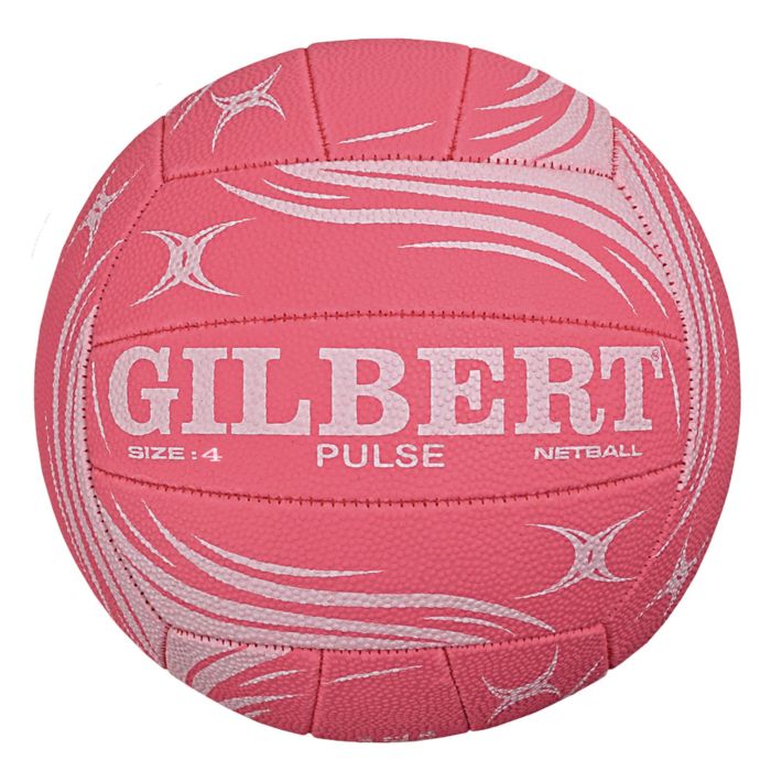 Gilbert Pulse Match Netball - Size 4 - Pink