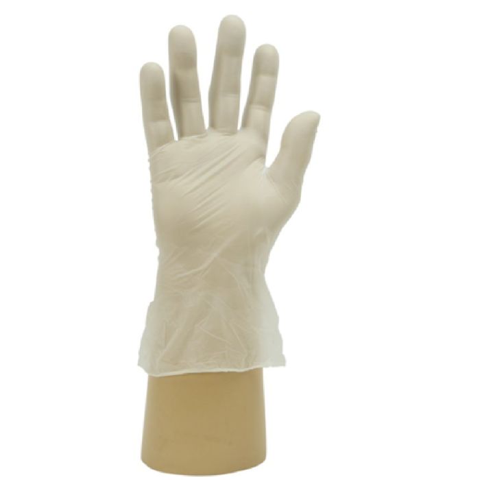 Polyco Large Clear Powder Free Vinyl Disposable Gloves-Pk 100 Polyco Large Clear Powder Free Vinyl Disposable Gloves-Pk 100
