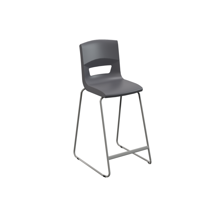 Postura+ One Piece High Chair - Slate Grey - 16+ years