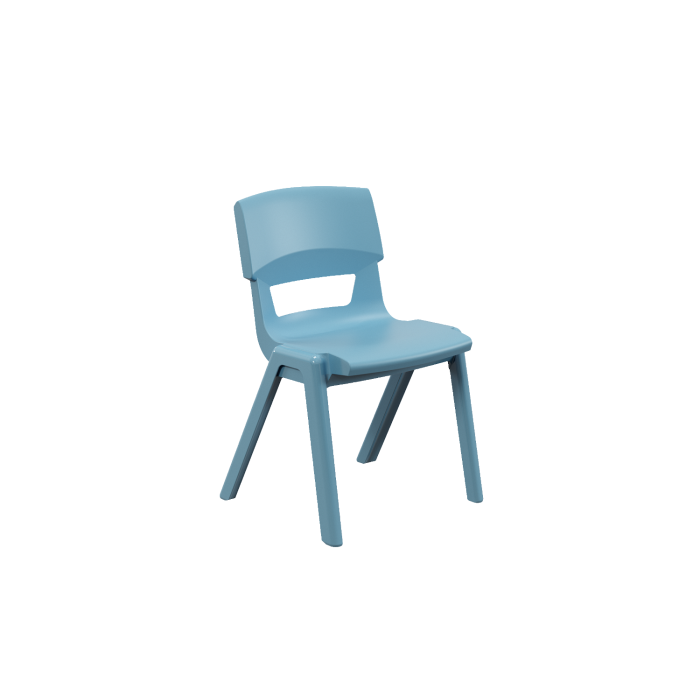 Postura One Piece Chair - Powder Blue - 6-7 years