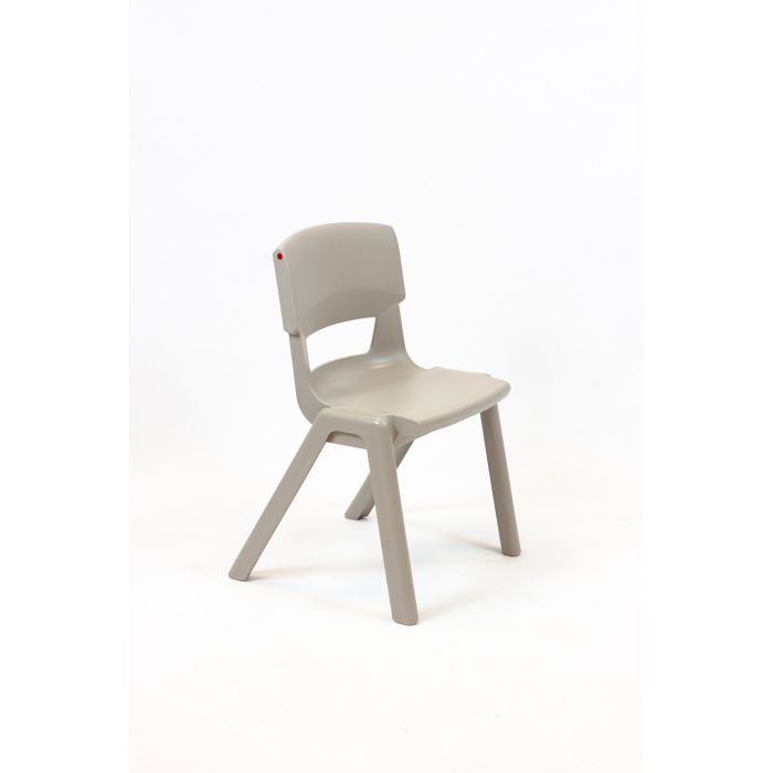 Postura One Piece Chair Ash Grey - 8-10 years