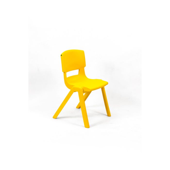 Postura One Piece Chair - Yellow - 6-7 years