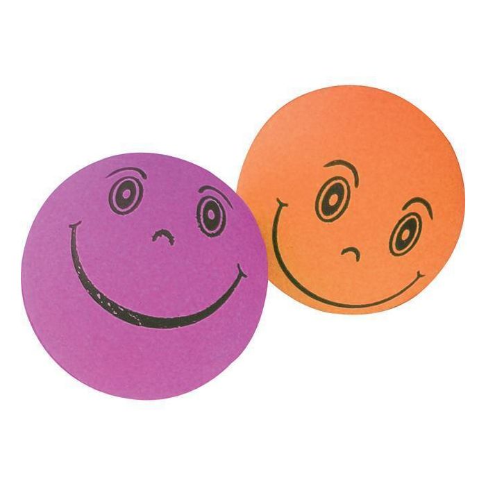 Neon Sponge Ball Face Design