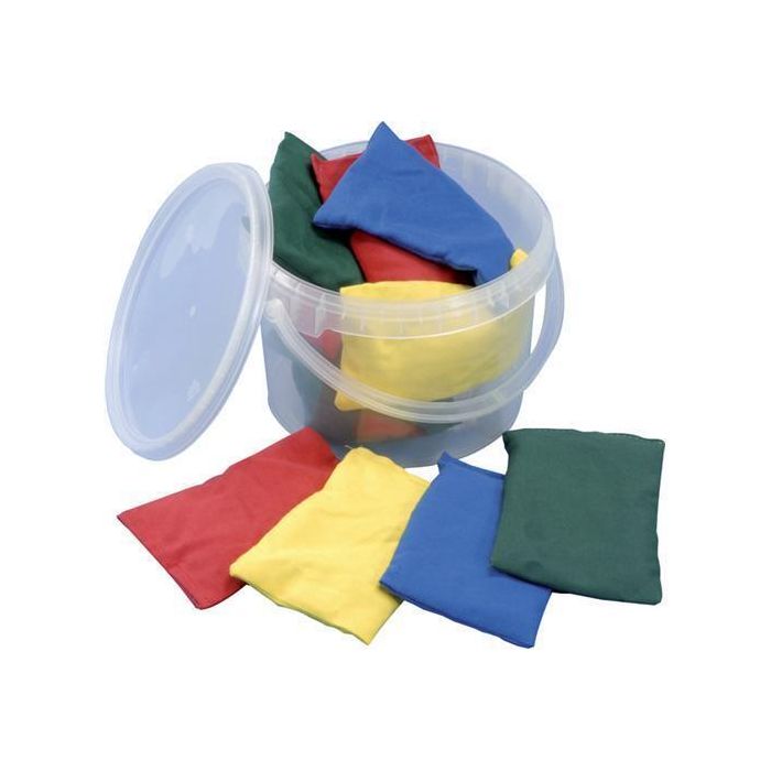 Bean Bags Bucket - Red - Pack of 12