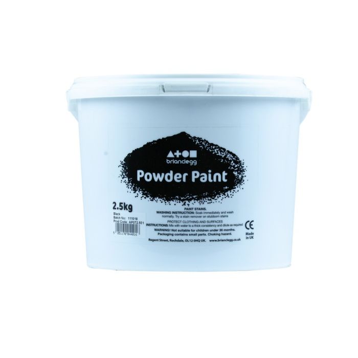 Powder Paint 2.5kg - Black Powder Paint 2.5kg - Black