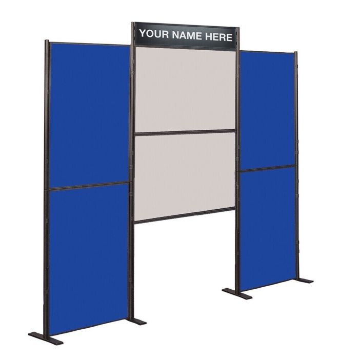Pole And Panel Kit 6 Panel Elevated - Blue/Grey