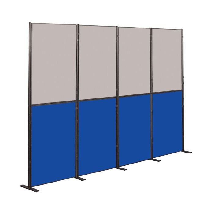 Pole And Panel - Kit 8 Panel - Twin Colour Blue/Grey