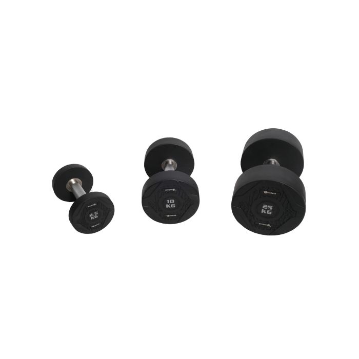 Gym Gear-1 to 10kg Pro Rubber Dumbbell Set (10 Pairs) Gym Gear-1 to 10kg Pro Rubber Dumbbell Set (10 Pairs)