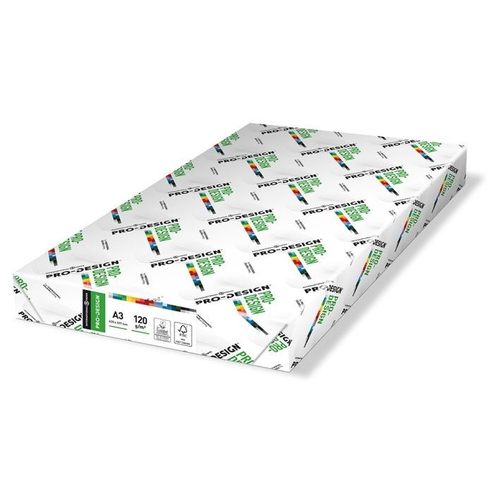 ProDesign Smooth Colour Laser Paper A3 120gsm White - Pack of 250 ProDesign Smooth Colour Laser Paper A3 120gsm White - Pack of 250