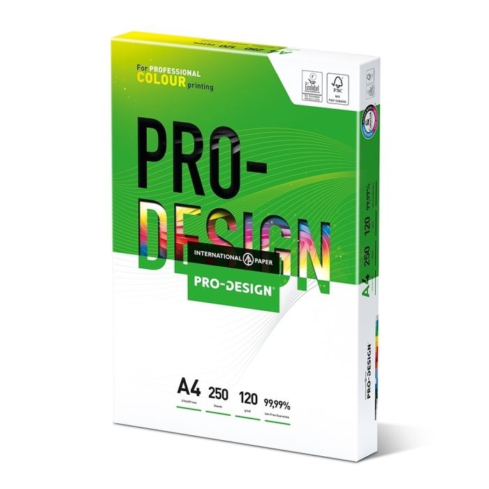 ProDesign Smooth Colour Laser Paper A4 120gsm White - Pack of 250