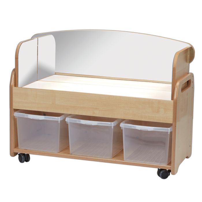 Millhouse Low Light Box Trolley plus Mirror Surround