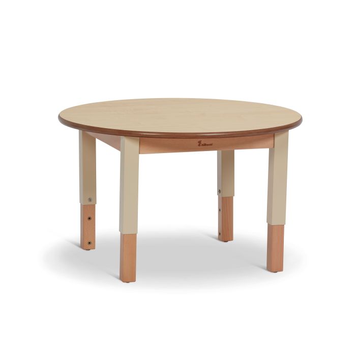 Millhouse Small Circular Height Adjustable Table Dia 75cm