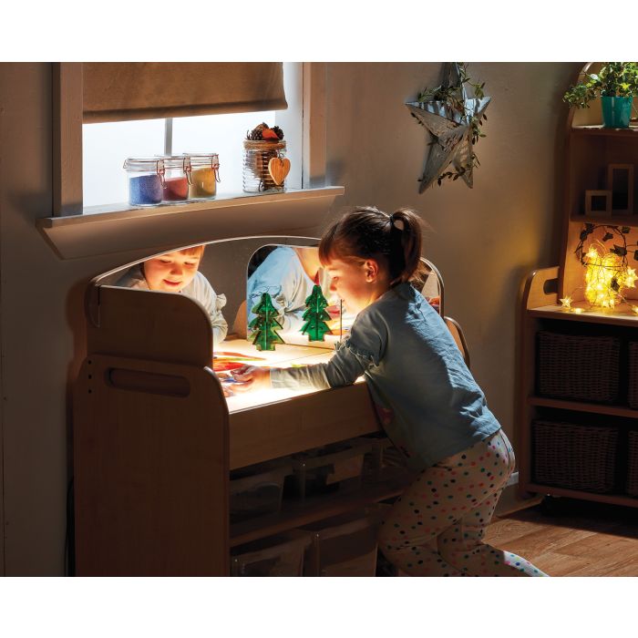 Millhouse Medium Light Box Trolley plus Mirror Surround