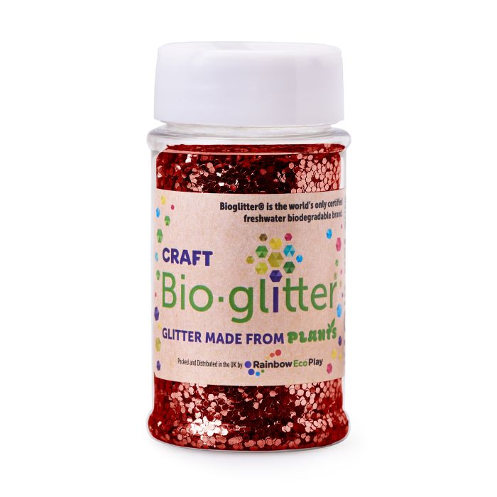 Craft Bio Glitter - 40g - Red Craft Bio Glitter - 40g - Red