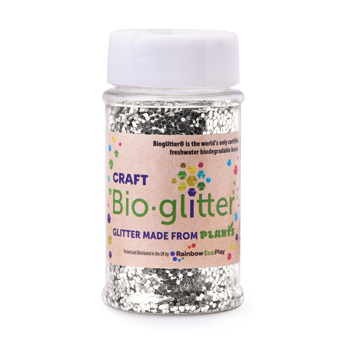 Craft Bio Glitter - 40g - Silver Craft Bio Glitter - 40g - Silver