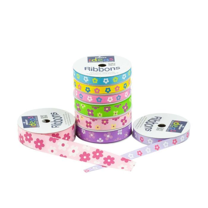 Flower Ribbons Set 16mm x 3m - Pack of 8