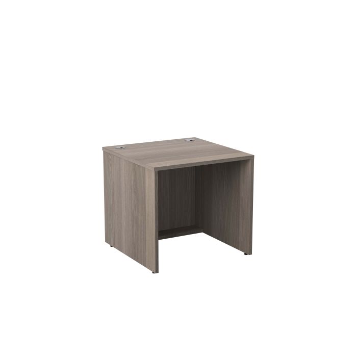 Modular Reception Straight Desk Grey Oak 800mm Modular Reception Straight Desk Grey Oak 800mm