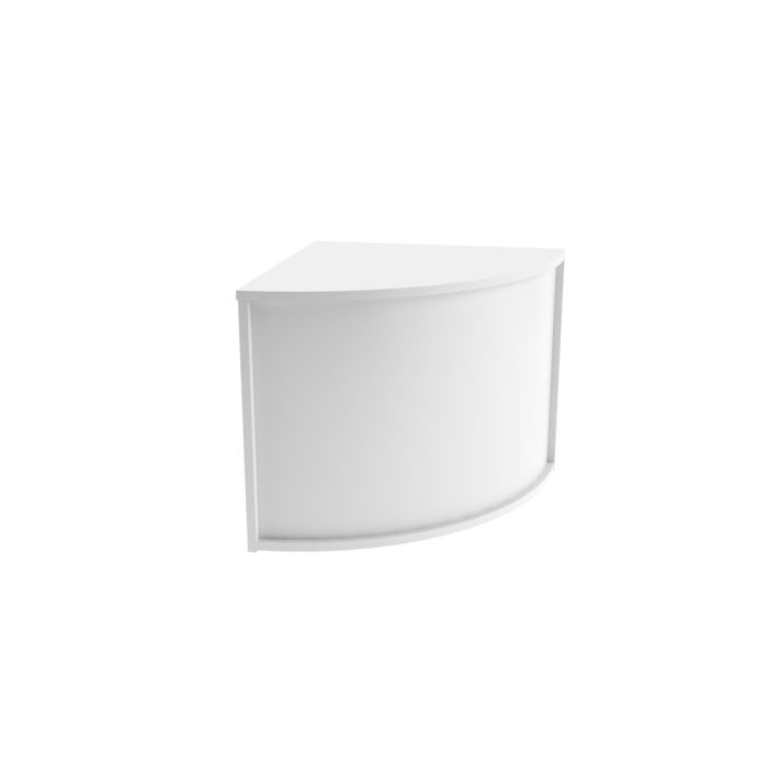 Modular Reception Corner Unit White Modular Reception Corner Unit White