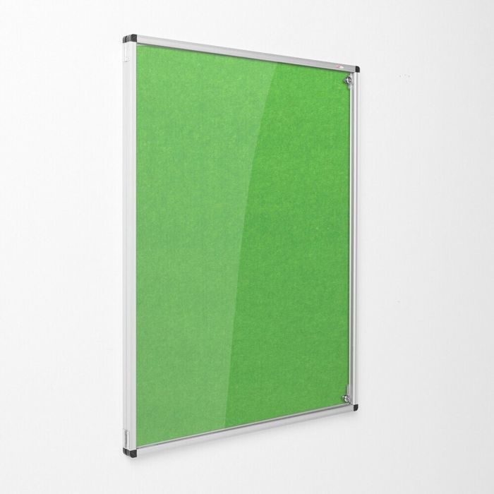Resist-a-Flame Tamperproof Noticeboard 600 x 900mm - Apple Green