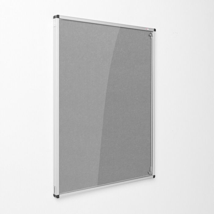 Resist-a-Flame Tamperproof Noticeboard 600 x 900mm - Grey
