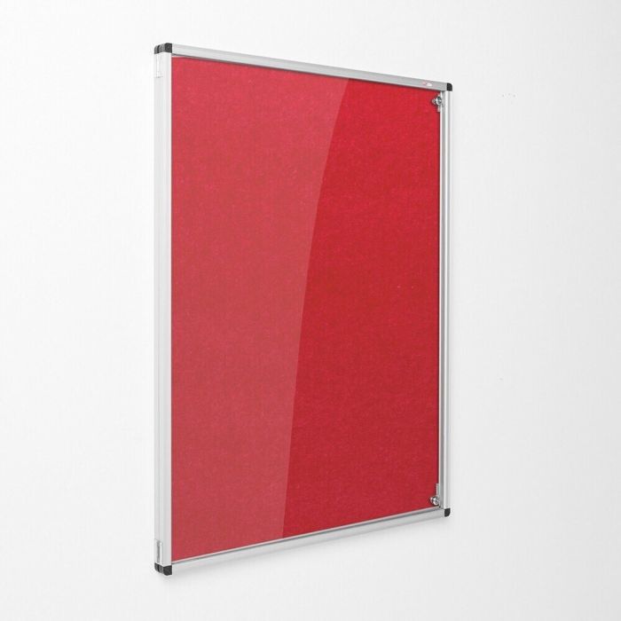 Resist-a-Flame Tamperproof Noticeboard 600 x 900mm - Red