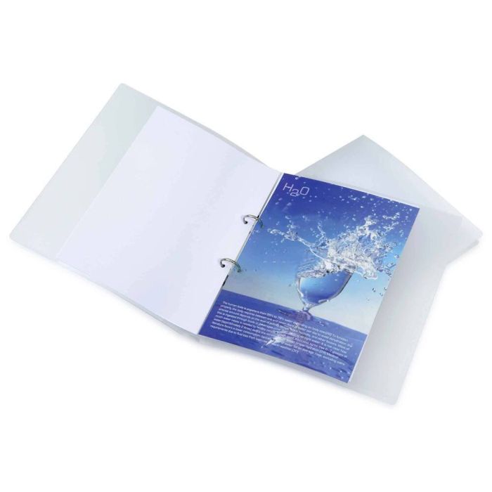 Rapesco Eco A4 Ring Binders Clear - Pack of 10 Rapesco Eco A4 Ring Binders Clear - Pack of 10