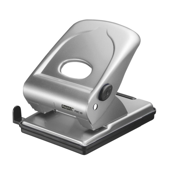 Rapid FMC40 Two Hole Punch 40 Sheet Silver Rapid FMC40 Two Hole Punch 40 Sheet Silver