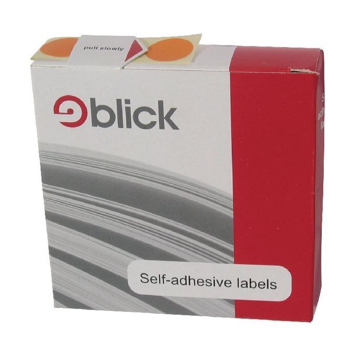 Blick Dispenser Labels 19mm Blue - Pack of 1280 Blick Dispenser Labels 19mm Blue - Pack of 1280