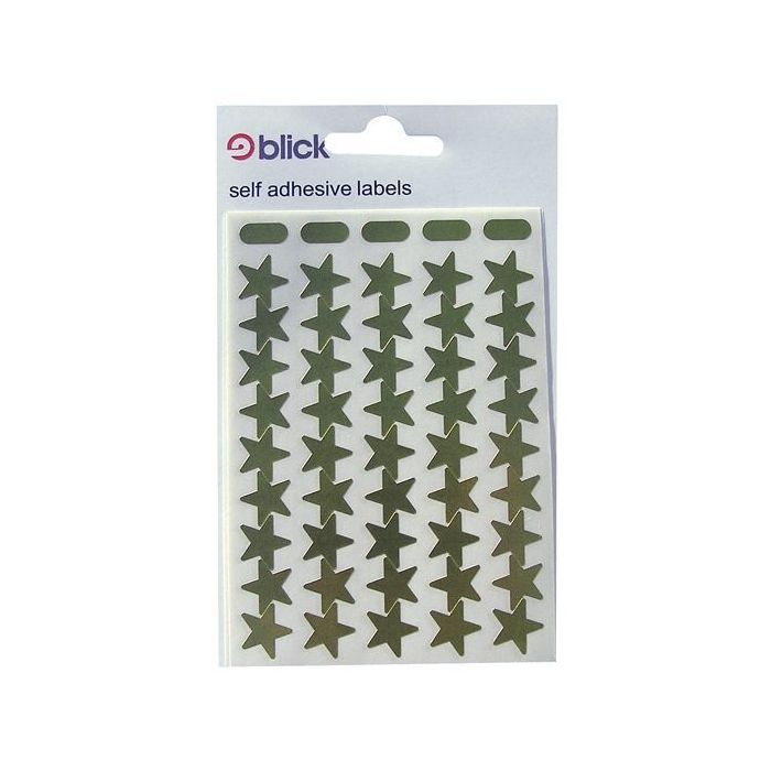 Blick Gold Stars 14mm - Pack of 2700 Blick Gold Stars 14mm - Pack of 2700