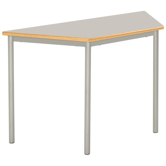 Welded Trapezoidal Table- 1200x600 mm - 8-11Y Light Grey