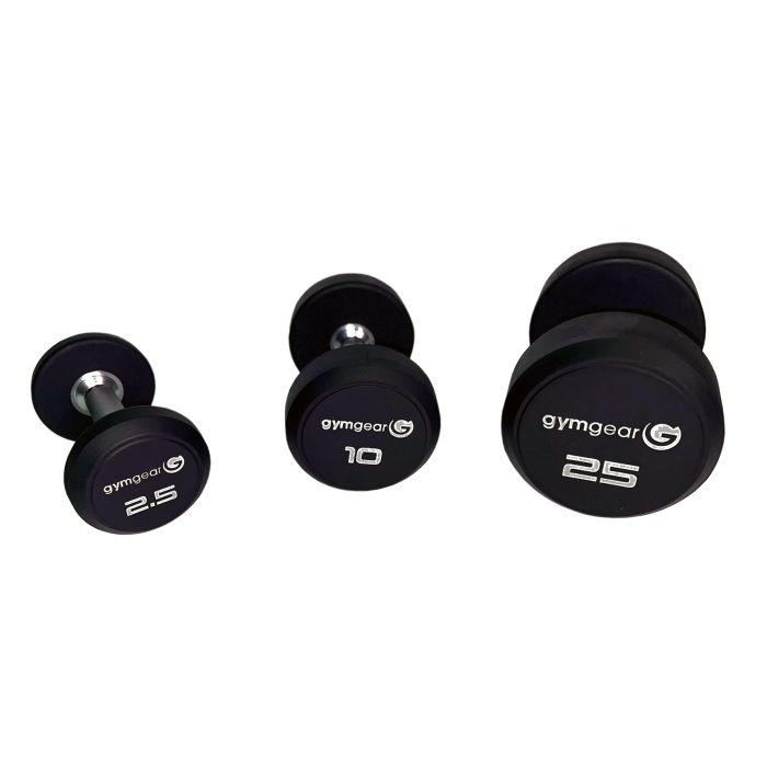 Gym Gear Dumbbell Set - 12 Pairs - 2.5kg - 30kg