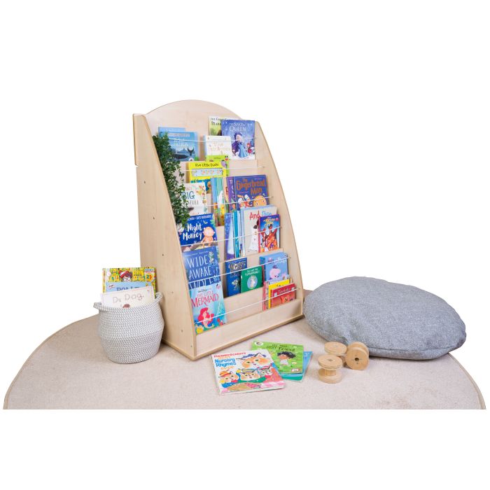 Maple large face on bookcase