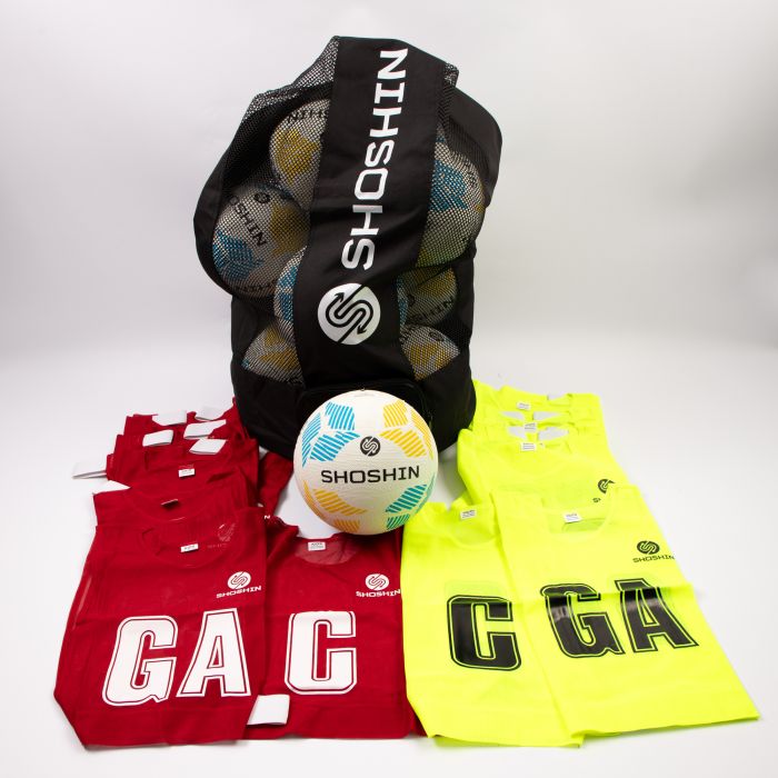SHOSHIN Secondary Netball Training Kit - Yellow/Red - Size 5 SHOSHIN Secondary Netball Training Kit - Yellow/Red - Size 5