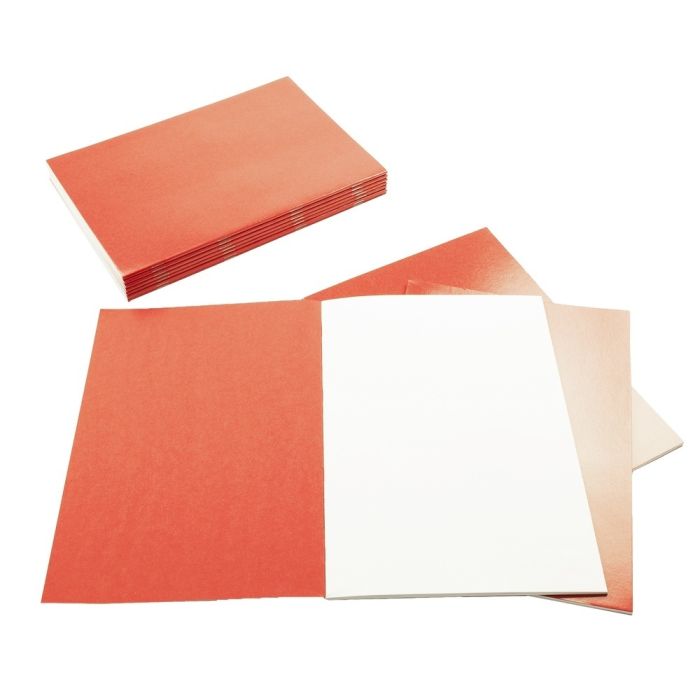 Creative A4 Sketchbook Laminated Portrait 100gsm 40 Page - Red - Pack of 10 Creative A4 Sketchbook Laminated Portrait 100gsm 40 Page - Red - Pack of 10