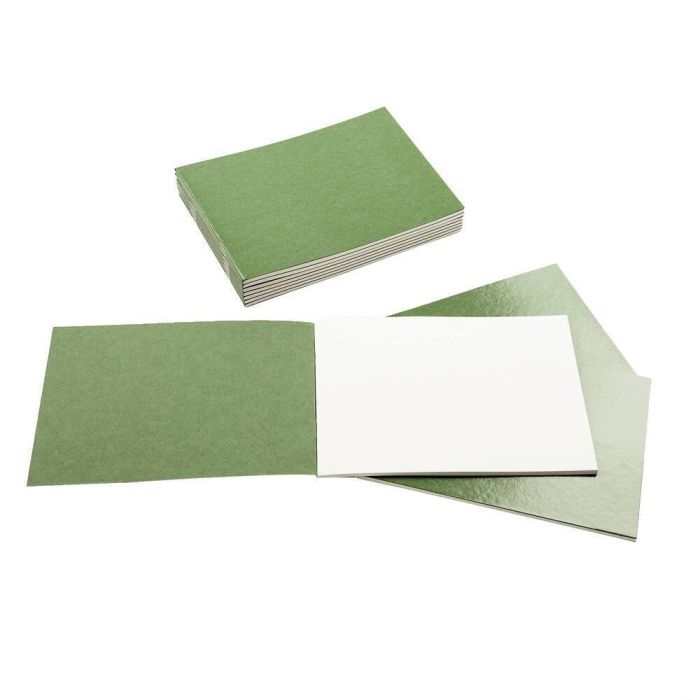 Creative A5 Sketchbook Laminated 100gsm 40 Page - Green - Pack of 10 Creative A5 Sketchbook Laminated 100gsm 40 Page - Green - Pack of 10