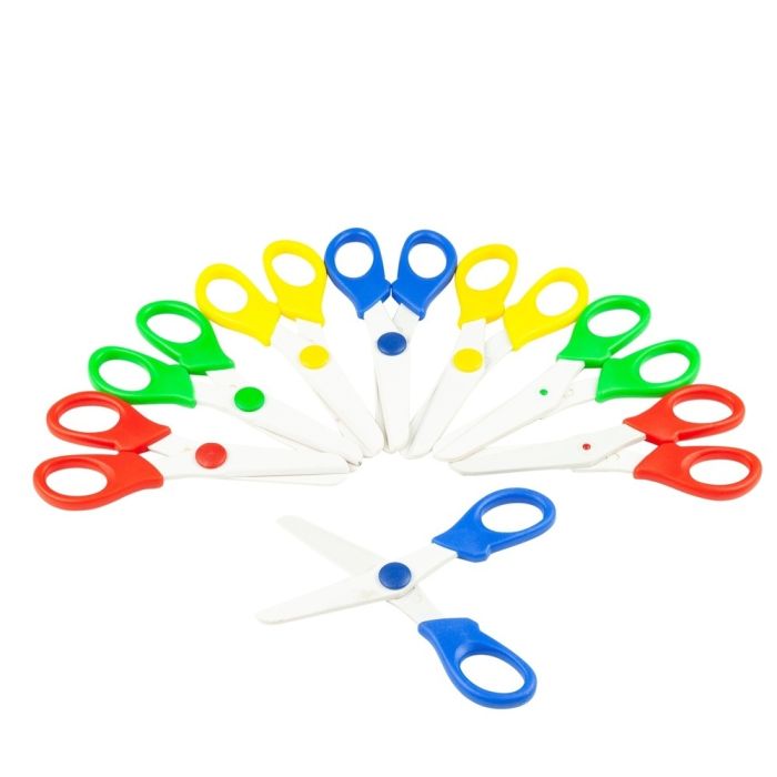 All Plastic Safety Scissors - Pack of 8 All Plastic Safety Scissors - Pack of 8