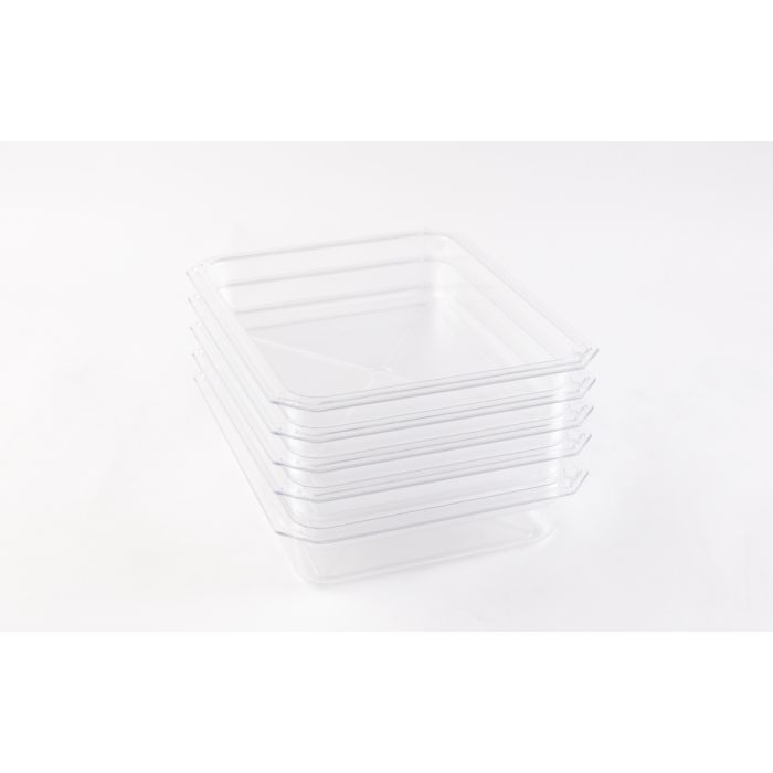 Collecting Tray Clear 325 x 265 x 65mm - Pack of 5