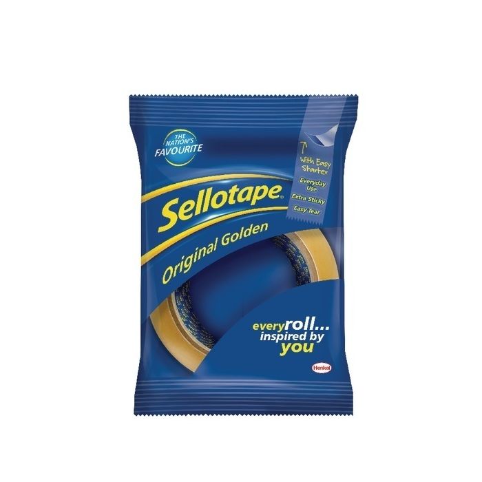 Orignal Sellotape Clear - 50mm x 66m - Pack of 6 Orignal Sellotape Clear - 50mm x 66m - Pack of 6